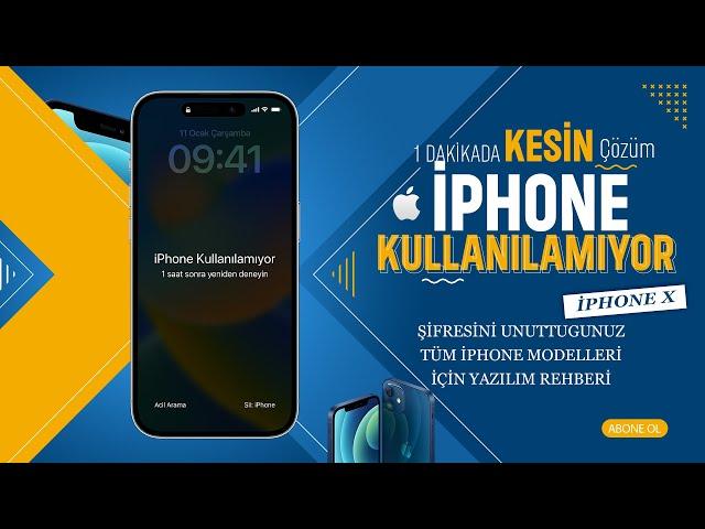 İPhone Şifremi Unuttum ! İPhone Kullanılamıyor Hatası Çözümü