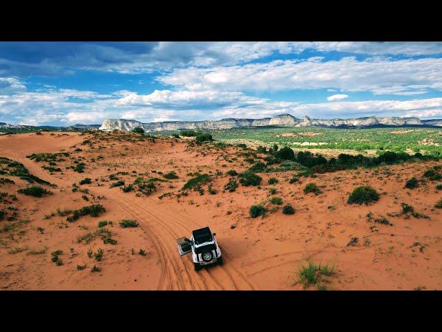 Peek A Boo Canyon (Red Slot Canyon) 4x4 Trail Kanab Utah Land Rover Defender 110