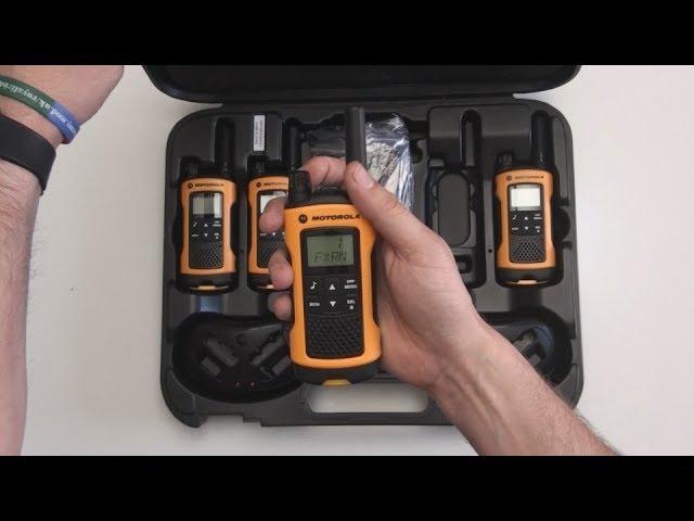 Unboxing:  Motorola TLKR T80 Extreme Walkie Talkie Quad Pack