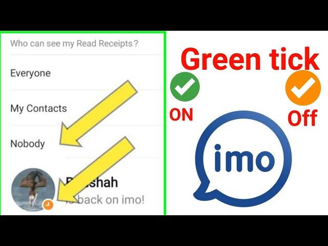 How do I turn off my active status on imo?How can I be invisible on imo?What does one tick on imo