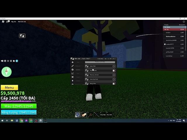 Cach hack blox fruit don gian khong dung krnl