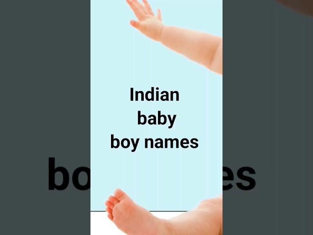 Best most popular indian baby boy names #boynames2023