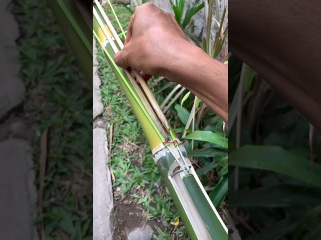 Awesome Bamboo Slingshot #shorts  #diy