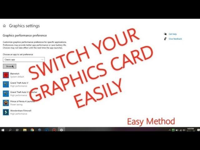 How to fix Switchable Graphics Card problem - AMD/Intel HD/NVIDIA