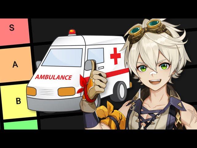 How Did Genshin Characters End up in the HOSPITAL?!  - Tier List