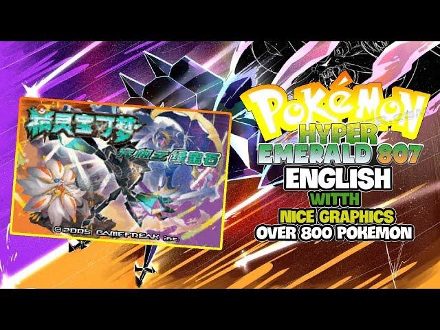 Pokemon Hyper Emerald 807 v2 English - NEW GAME with over 800 Pokemon, Z-Move and more event