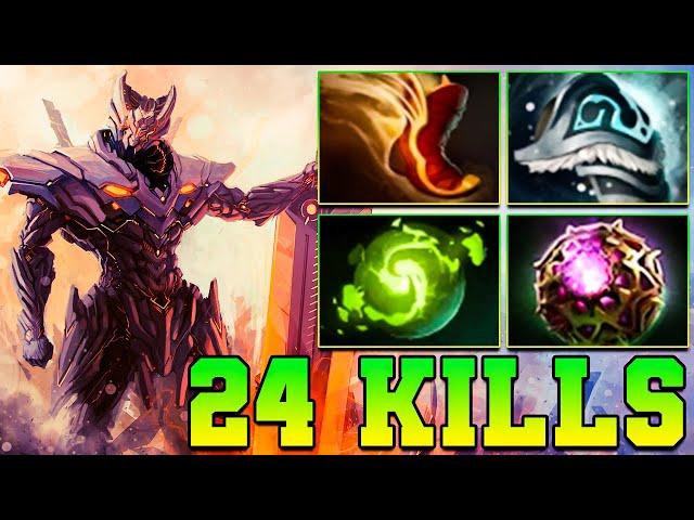 24 Kills Doom Dota 2 !! Doom Dota 2 Carry Offlane Pro Gameplay Guide Build 7.37