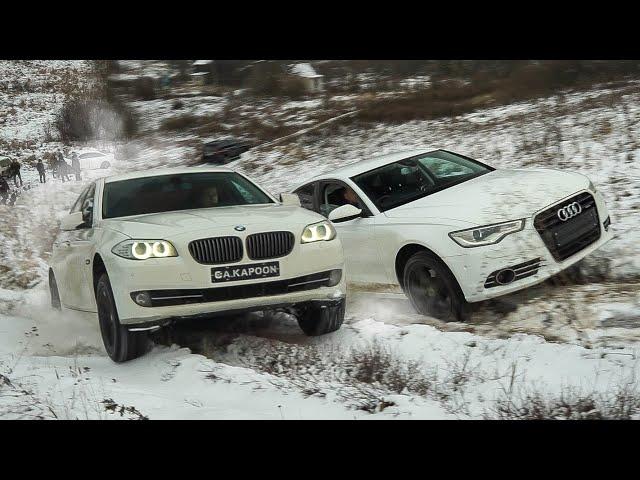 ГЕЛИК поспорил с AUDI A6 и BMW 5  на OFFROAD