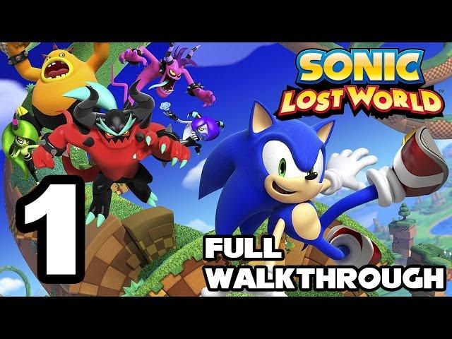 Sonic Lost World Walkthrough PART 1 (Windy Hill Zone 1-4) TRUE-HD QUALITY