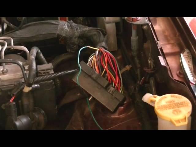 How to disconnect the torque control on a WJ Jeep and or connect a on off switch.