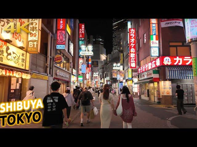 Shibuya night walk in Tokyo · Japan in 4K