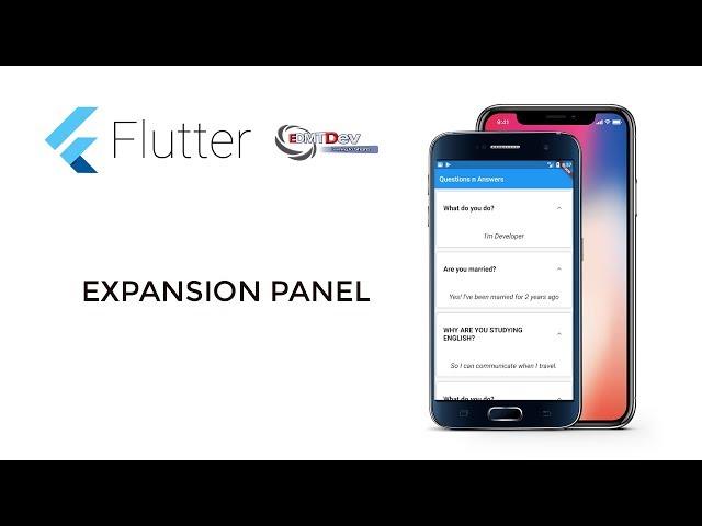 Flutter App Development - Simple Expansion Panel