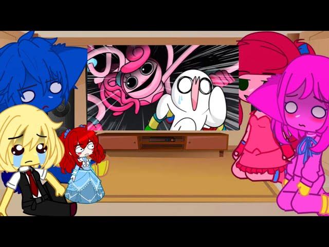 Some Poppy Playtime Characters react to || Chapter 2 Funny Video || Gacha Club ||