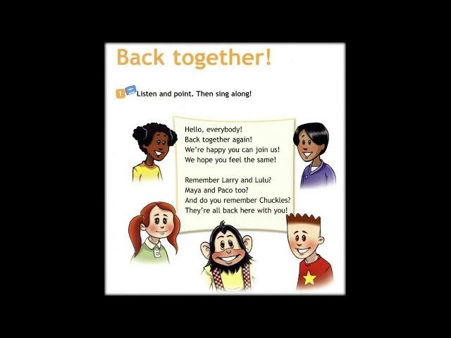 Spotlight 4 Student's Book Starter Unit page 4 ex. 1 Song  - Back Together #EnglishStream