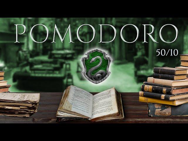 SLYTHERIN  POMODORO Study Session 50/10 - Harry Potter Ambience  Focus, Relax & Study in Hogwarts