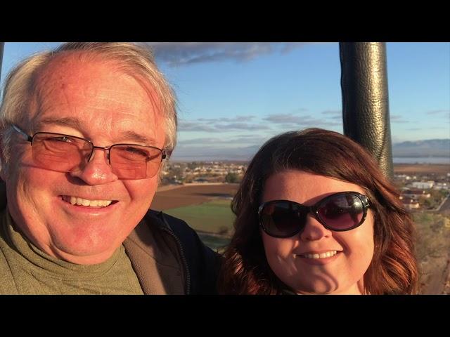 Doug and Renee's Flight: Hot Air Balloon Adventure (LTA) in Safford, AZ, in the Gila Valley.