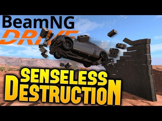 BeamNG Drive - AMAZING GAME UPDATE Senseless Destruction Campaign - BeamNG Drive Gameplay Highlights
