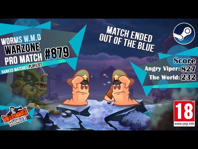 Ranked Match #879: robertexpilse (No. 84) vs. Angry Viper (No. 66) | Worms W.M.D Warzone