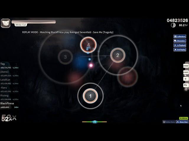 OSU Save Me Avenged Sevenfold [Tragedy] 6 stars