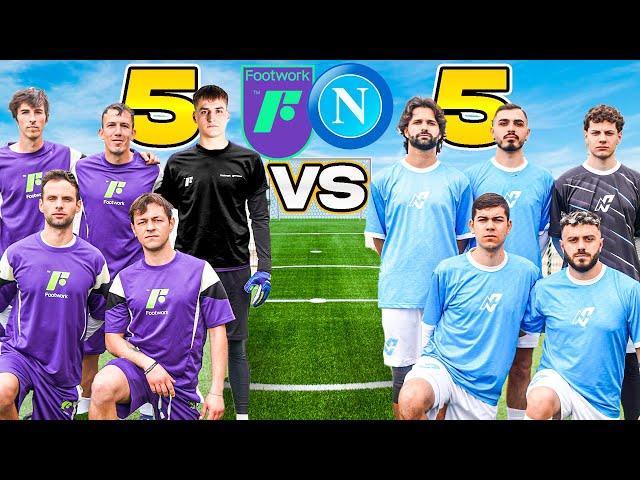 FOOTWORK vs NAPOLI Creators ! Il nostro PRIMO Match di Calcio a 5