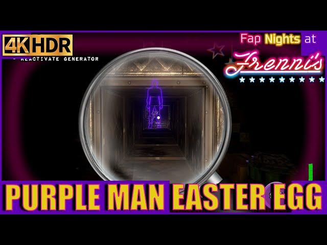 Purple Man Easter Egg | 4K | Fap Nights At Frenni's Night Club Gameplay