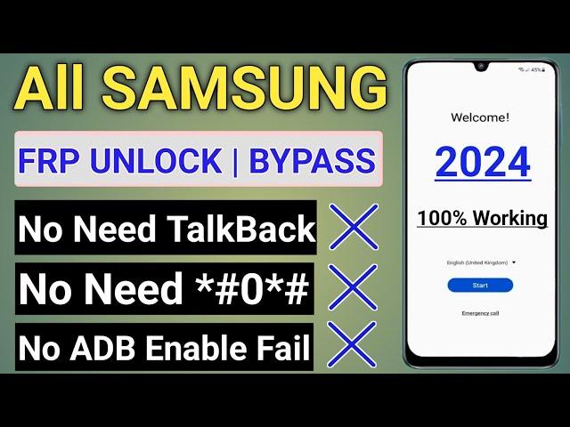 New Method - All Samsung Frp Bypass 2024 Android 11,12,13,14 || No Code *#0*# No Need TalkBack