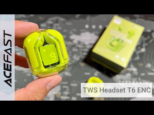 ACEFAST TWS Headset Crystal T6 ENC