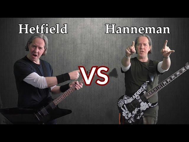 Hetfield VS Hanneman (Guitar Riffs Battle)