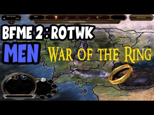 BFME II: The Rise of the Witch-King: War of the Ring - Men Gameplay [1080p60FPS]