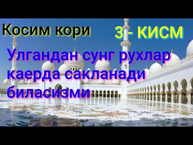 Косим кори марузалари 3 - КИСМ. Рухлар каерда сакланади