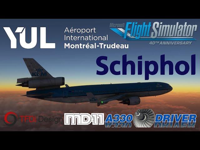 TFDI MD-11 Montreal - Amsterdam | Finally released! | Real Airline Pilot