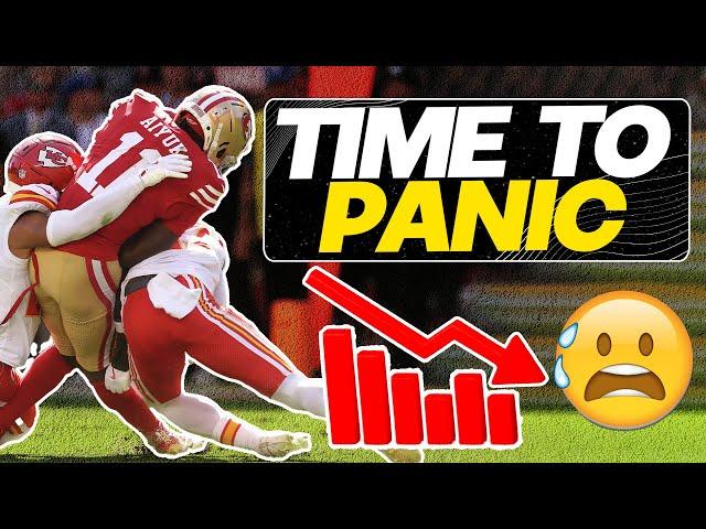 Time to PANIC on these Players in Fantasy Football?