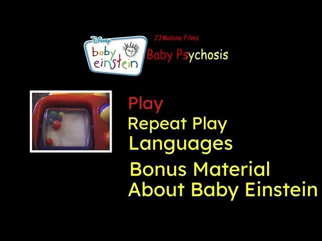 Baby Psychosis (2006) (Baby Einstein, Not For Kids) DVD Menu (FAKE)