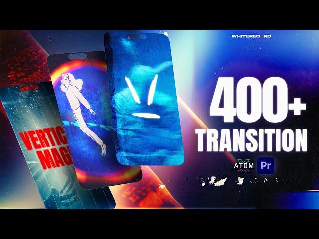 400+ Vertical Transitions Pack for Social Media | Premiere Pro | AtomX Extension