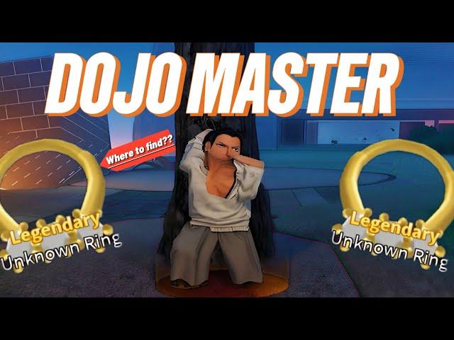 HOW TO FIND THE DOJO MASTER'S LOST 2 RINGS IN JUJUTSU PIECE ROBLOX