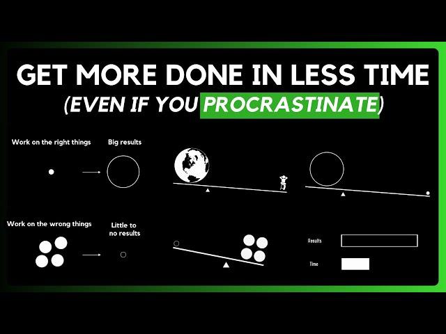 Get More Done In Less Time (Even If You Procrastinate)