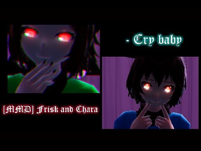 [MMD] Undertale - Frisk and Chara - Cry baby