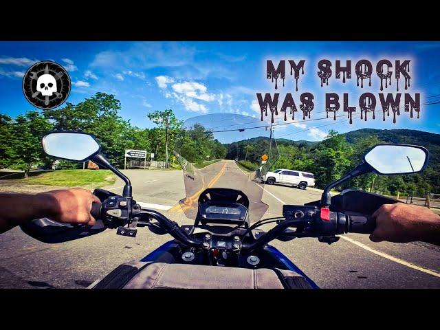 DMV: Blown Shock - NC750X Suspension Upgrade - Scotty's New Bike - Riding Western NC