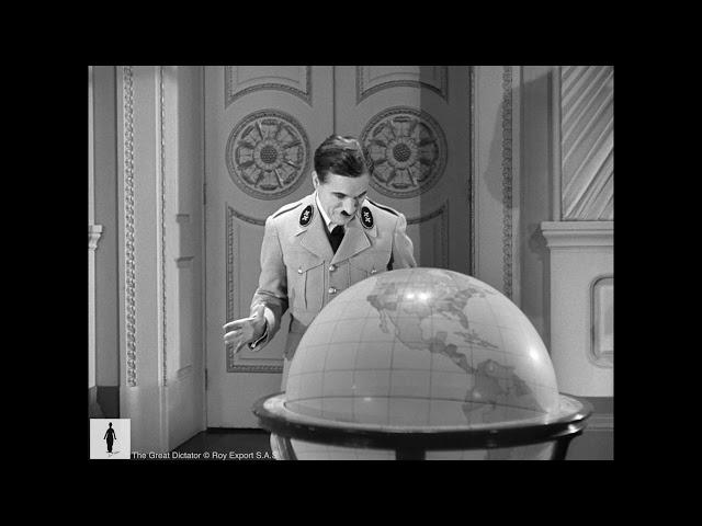 Charlie Chaplin - Complete Globe Scene - The Great Dictator