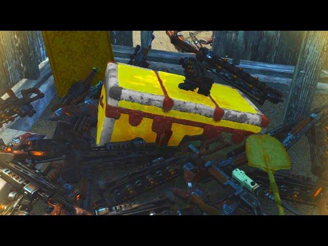 Fallout 4 INSANE LEGENDARY WEAPONS CHEST - Best Legendary Weapon Farming EVER!!