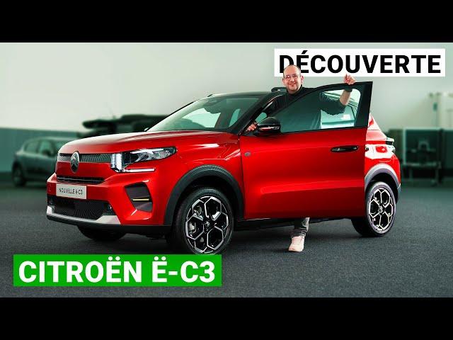 La nouvelle Citroën ë-C3 dans les moindres détails !