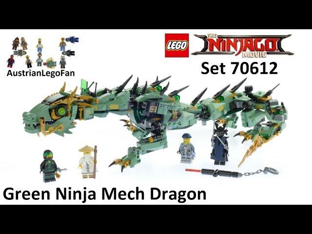 Lego Ninjago Movie 70612 Green Ninja Mech Dragon - Lego Speed Build Review