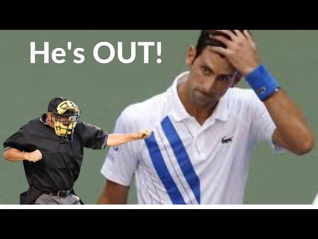 Novak Djokovic DEFAULT!?