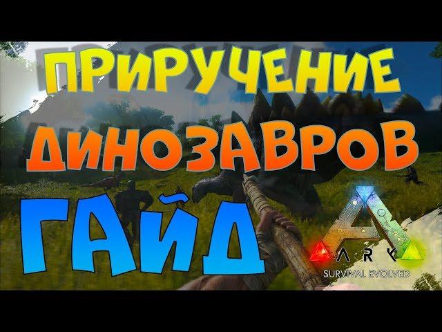 Как приручать динозавров в ARK: Survival Evolved. Подробный гайд.