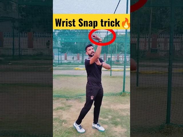 Wrist snap trick to increase bowling speed  How to do wrist snap #shorts #shortsvideo #cricket