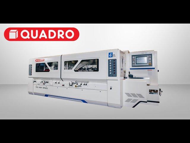 Четырехсторонний продольно-фрезерный станок премиум класса QUADRO. Модель 923 High Speed SAW