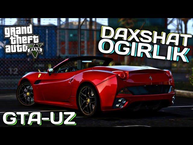 GTA 5| REAL HAYOT Ferrari Ogirladim| Uzbekcha gta 5