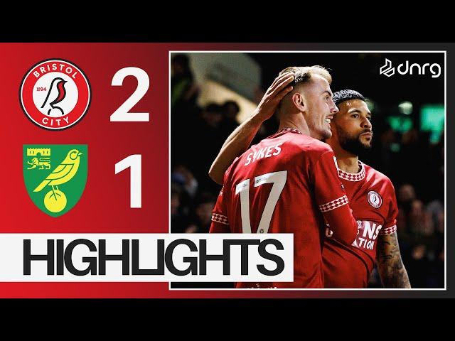 SYKES AND WELLS SECURE BIG WIN | Bristol City 2-1 Norwich City | Highlights