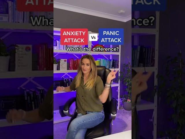 Panic Attack vs Anxiety Attack ️️| #shorts