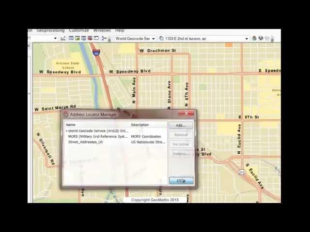 Geocoding in ArcGIS for Desktop